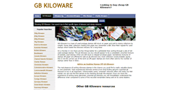 Desktop Screenshot of kiloware.org.uk