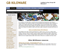 Tablet Screenshot of kiloware.org.uk